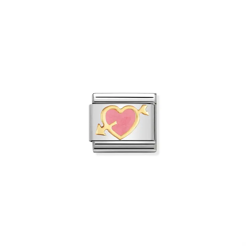 Nomination Pink Heart w/ Arrow