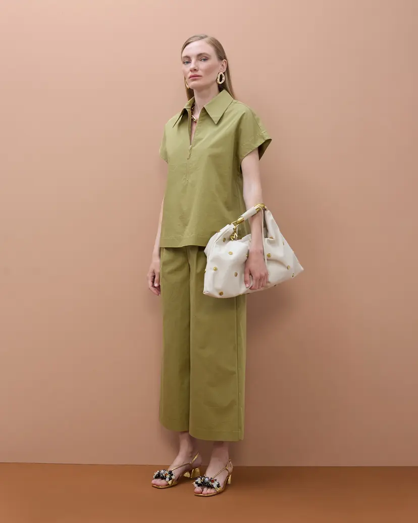 Maite by Lola Maite by Lola MS2615046 Green Shirt