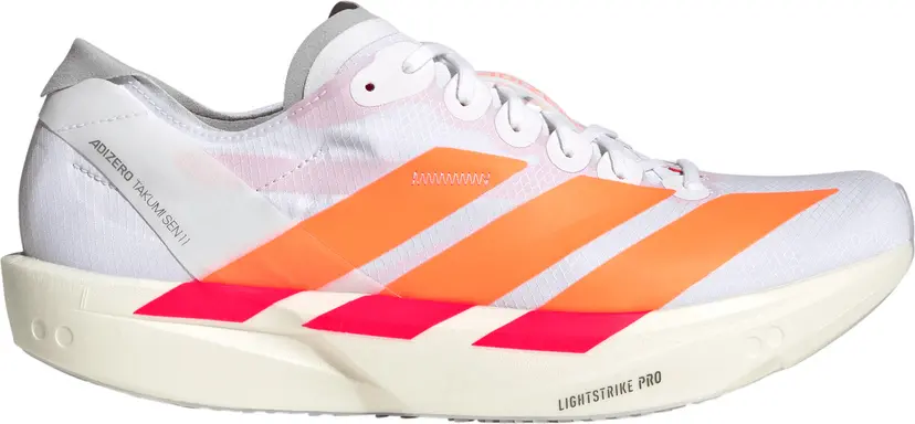 Adidas Adidas Men's Adizero Takumi Sen 11 Cloud White/Lucid Orange/Lucid Red