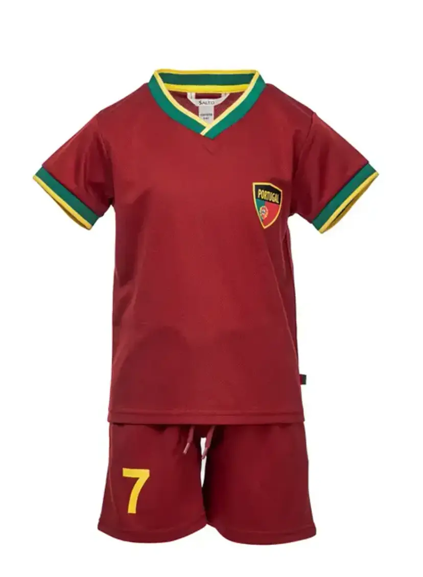 Salto Salto Fotball Shorts Sett Rød Portugal (98/104)