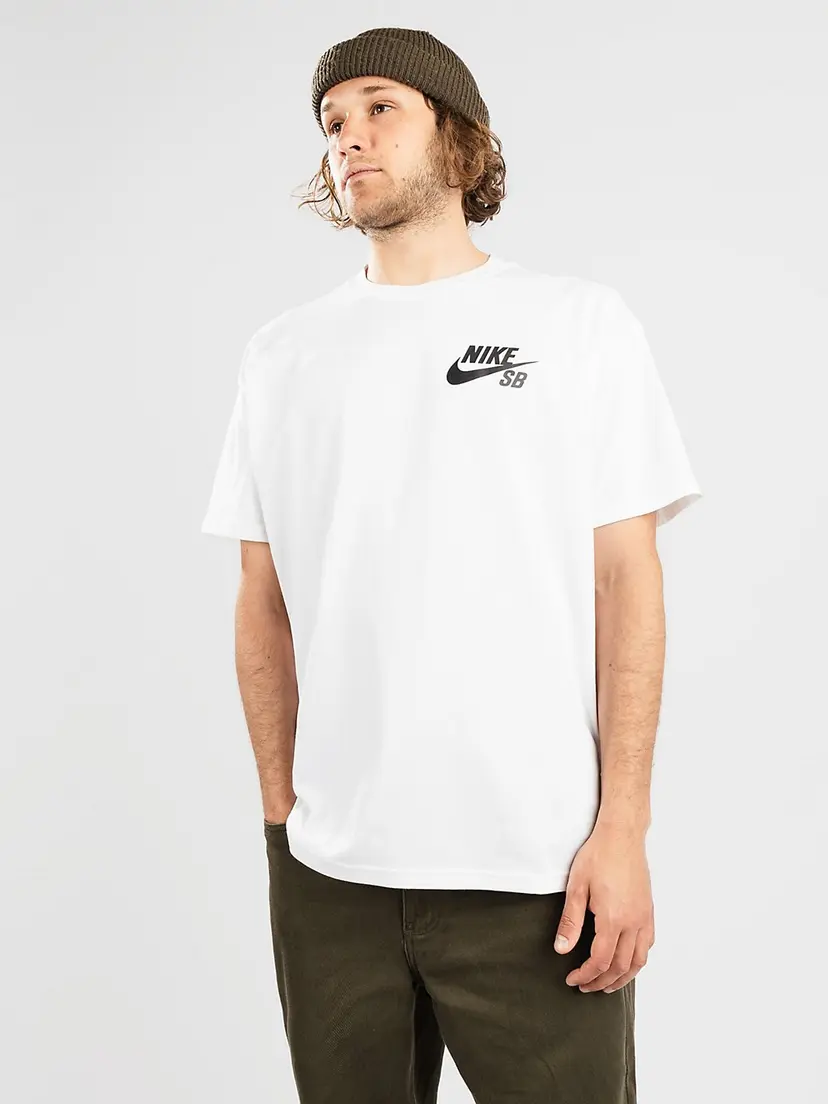 Nike Nike SB Logo T-skjorte hvit