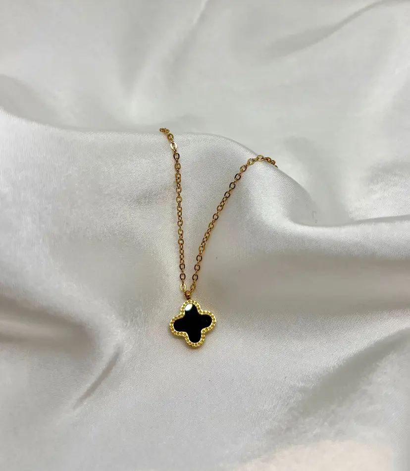 Aiyanna Eli Clover Necklace - S.Steel