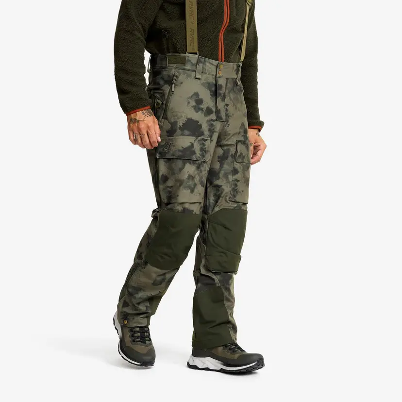 RevolutionRace Trace Silent Pro 2L Pants Herre Camo Deep Depths