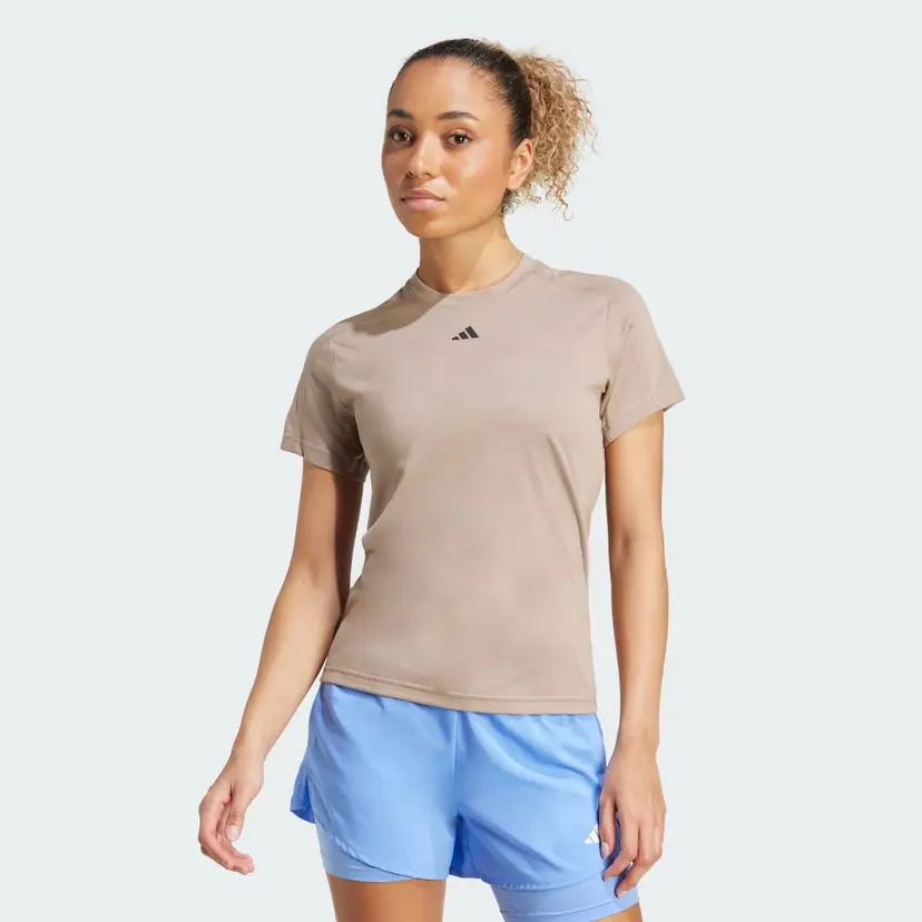 Adidas AEROREADY Train Essentials Minimal Branding Crewneck T-skjorte