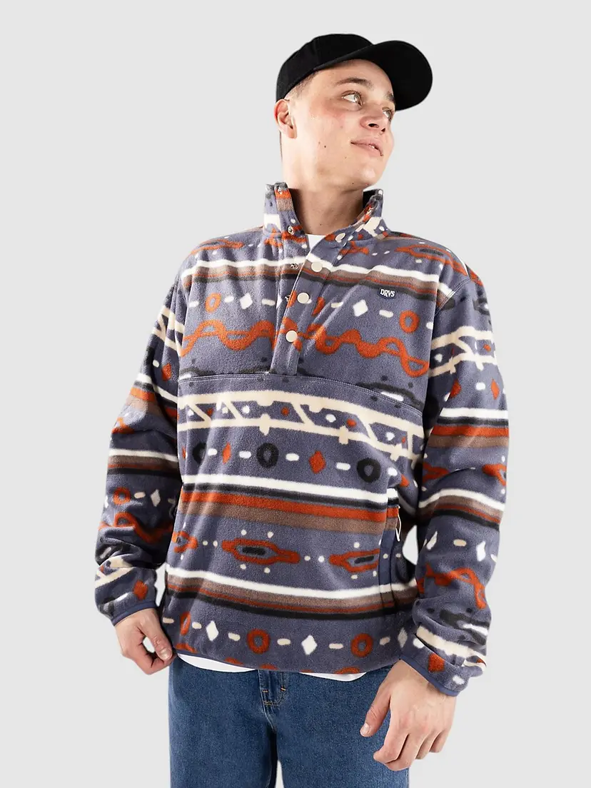 Dravus Dravus Echo Half-Zip Fleecegenser mønster