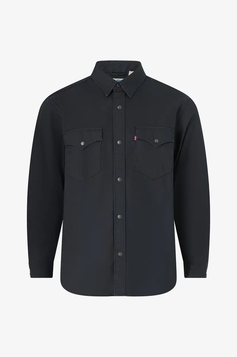 Levi's Denimskjorte Relaxed Fit Western Sonya Suga - Svart
