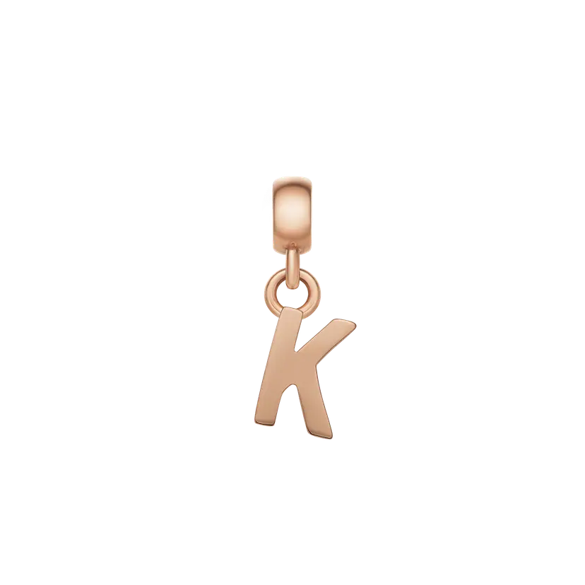 Daniel Wellington Rose Gold Charm Letter | DW