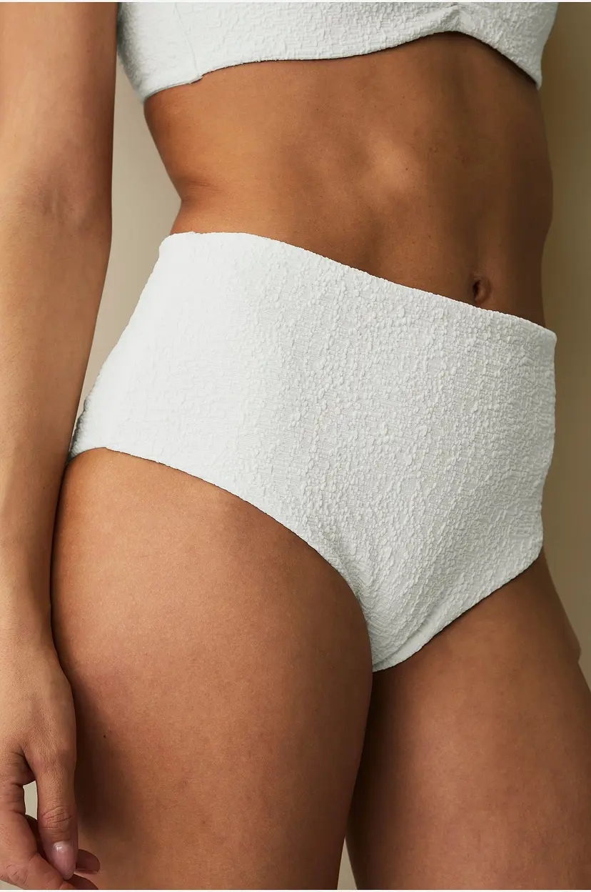 Ellos Collection Bikinitruser med struktur - Hvit
