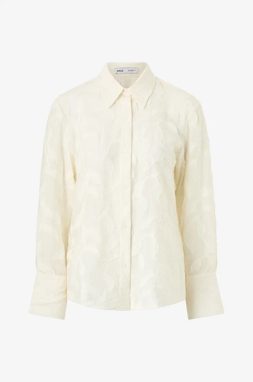 Mango Bluse Cruz - Hvit