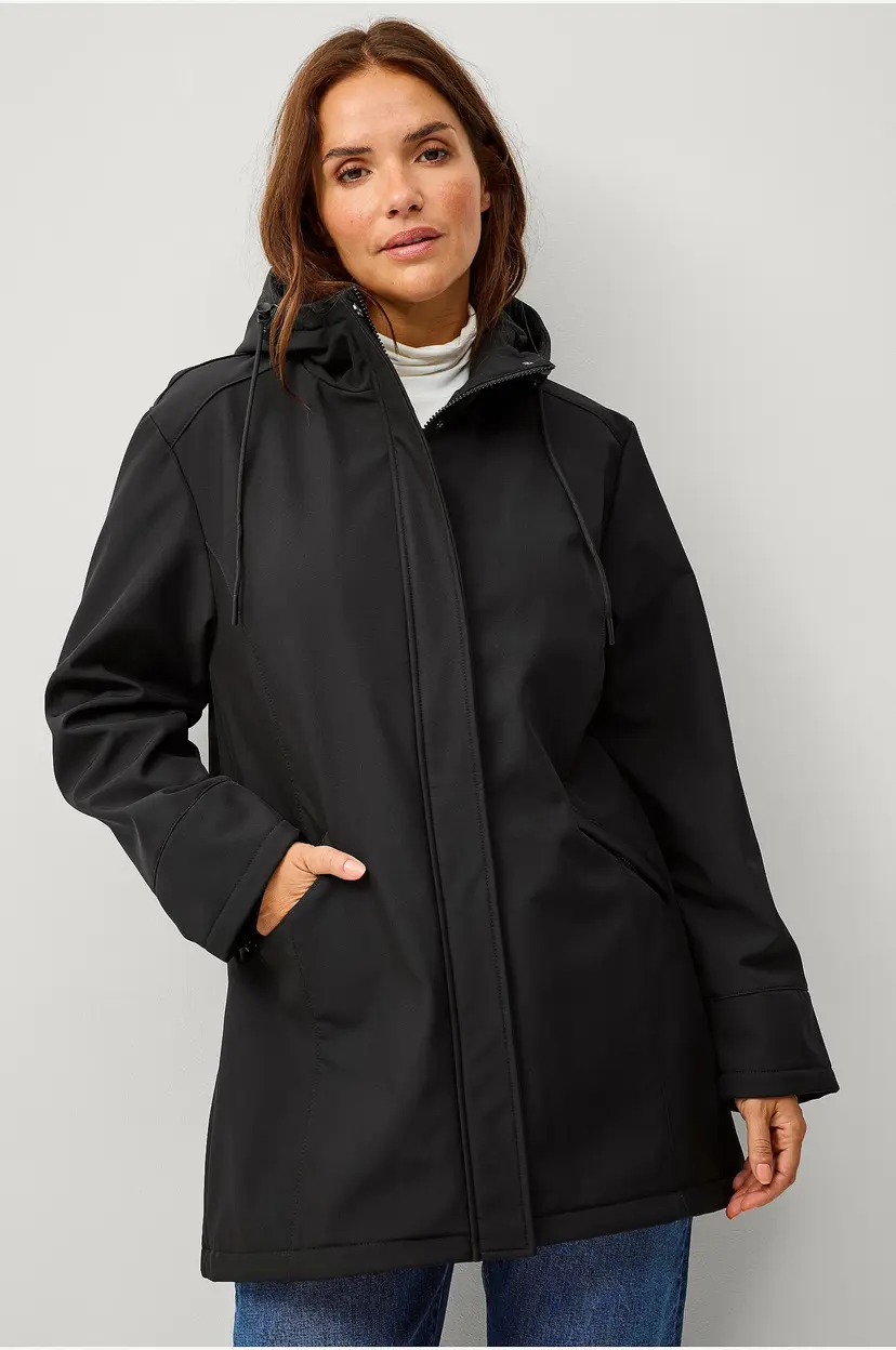 Ellos Plus collection Softshell jakke - Svart