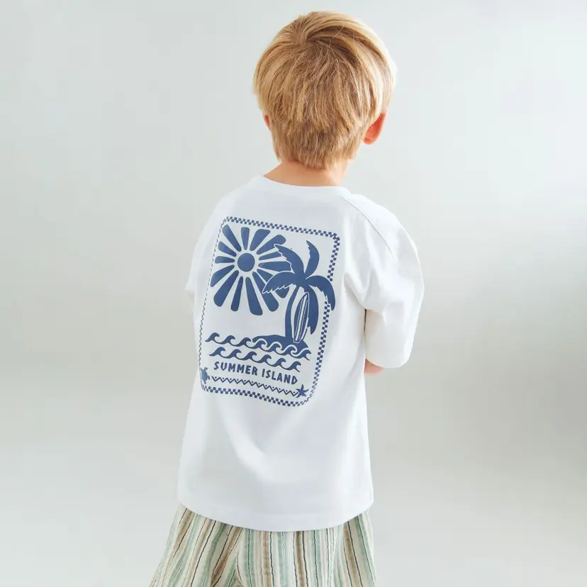 Wheat Wheat T-Shirt Benno  Cloud (98 /3 år)
