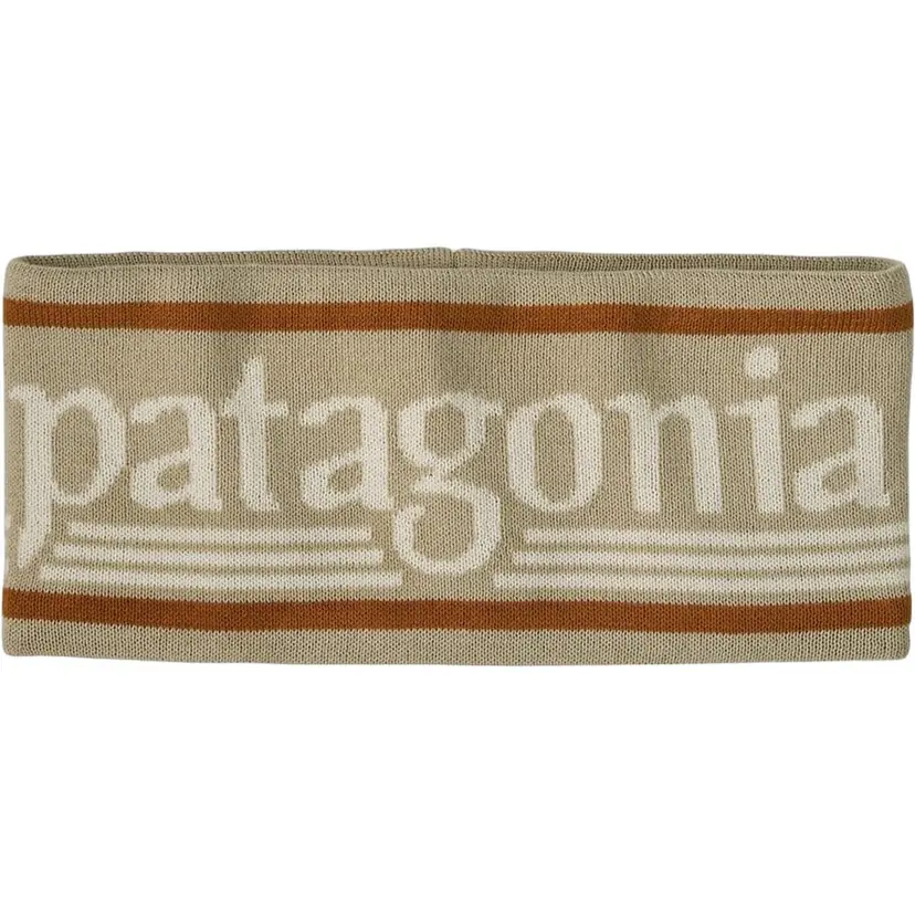 Patagonia Patagonia Powder Town Headband Hut Tripper Logo: Weathered Stone
