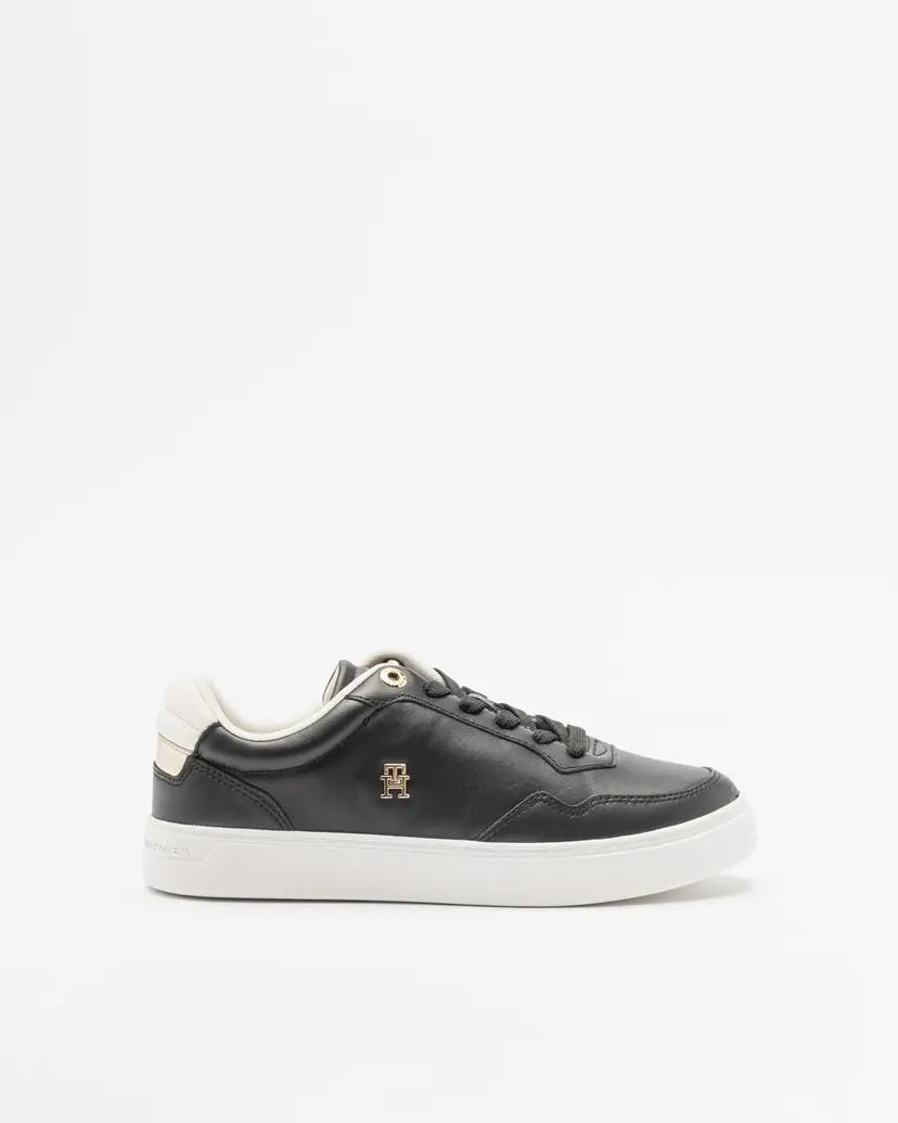 Tommy Hilfiger Tommy Hilfiger Elevated Court Black Sneakers