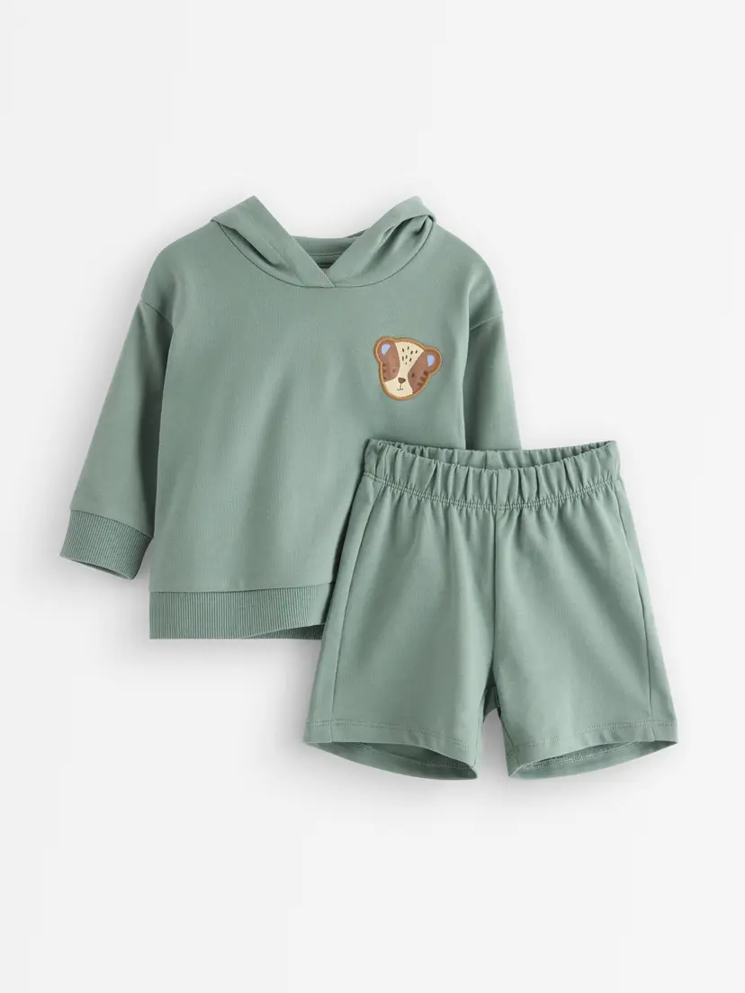 Lindex Sett - Hettegenser og sweatshorts
