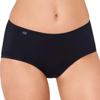 Sloggi Sloggi Truser 3P 24 7 Microfibre Midi Briefs Svart polyamid 38 Dame
