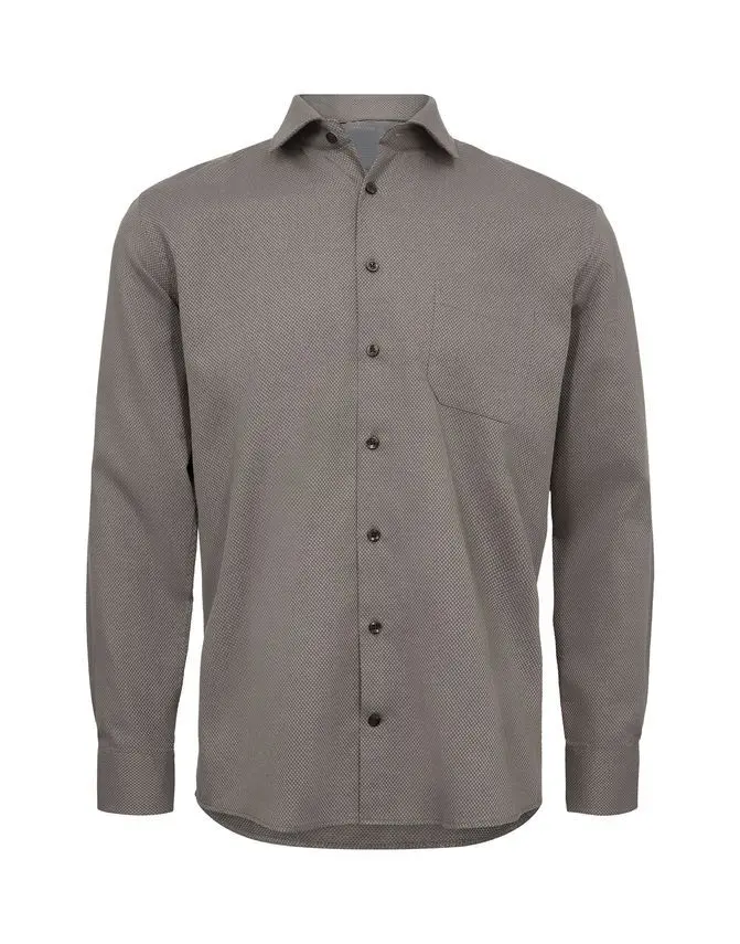 Black Blue Shirt l/s regular fit