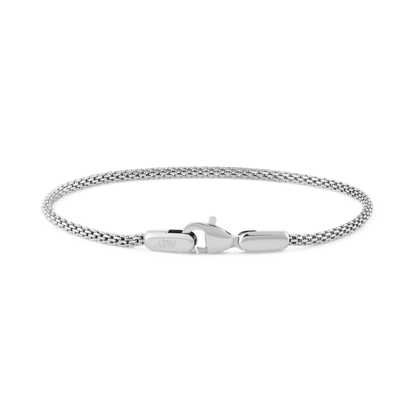 Daniel Wellington Silver Bracelet Tide Mesh Sterling 1.8 | DW