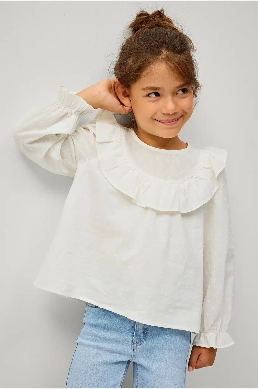 Ellos Collection Bluse Julia S Girls - Hvit