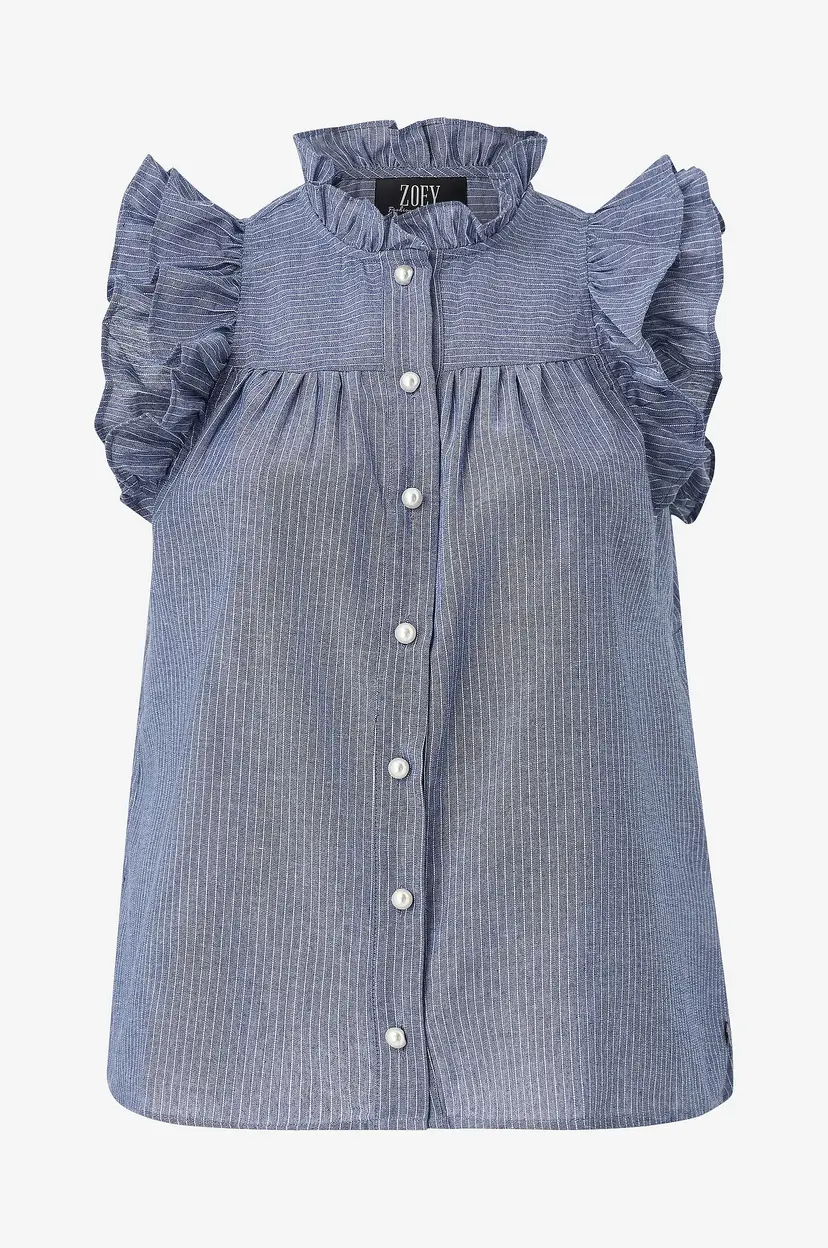 ZOEY Bluse Selma - Blå