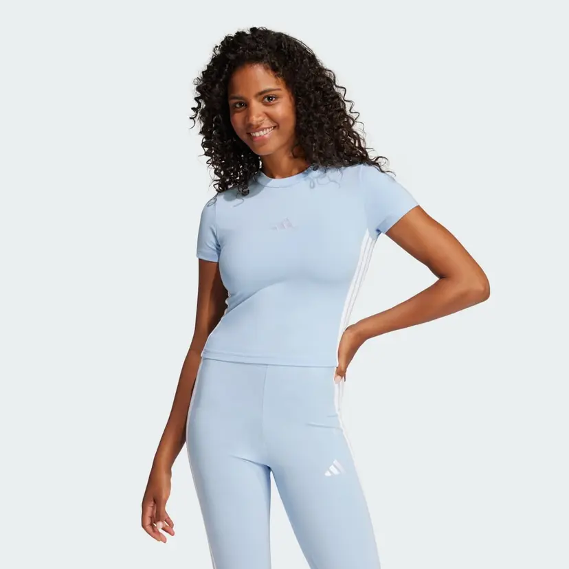 Adidas Essentials 3-Stripes Slim Baby T-skjorte