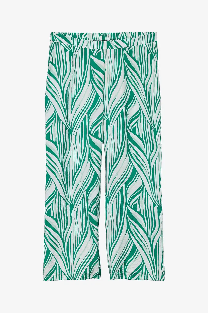 Vero Moda Curve Bukse vmcJosie HW Wide Wvn GA Cur - Grønn