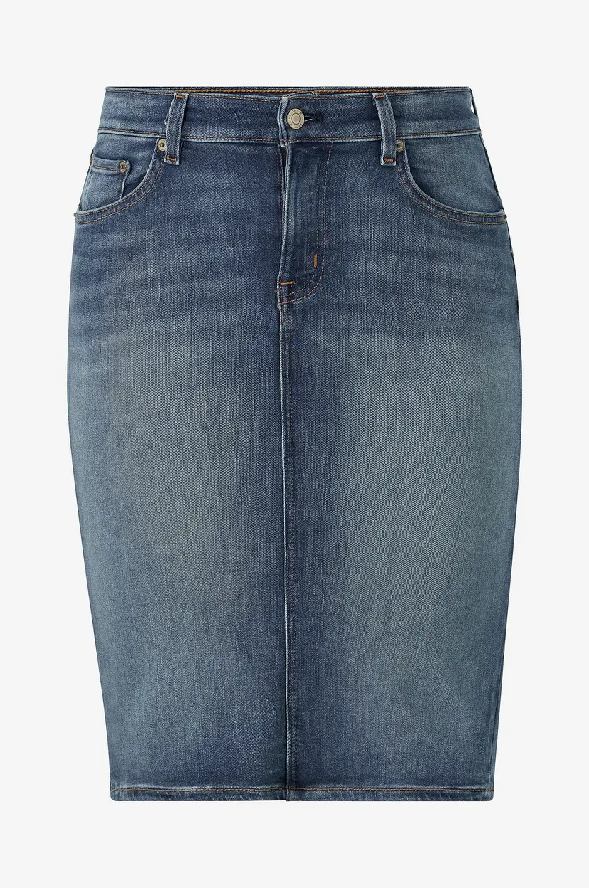 Lauren Ralph Lauren Denim skjørt Sunset Ind Skirt - Blå