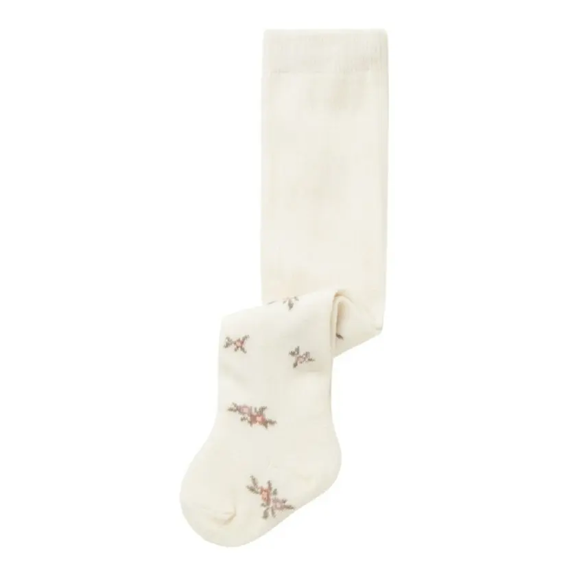 NAME IT Name It - Strømpebukse Baby Ull/ Bomull Wak Snow White Small Flowers