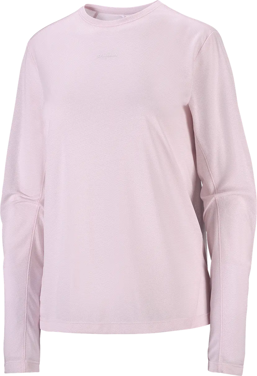 Salomon Salomon Women's Shkout Core Long Sleeve Tee Icy Pink