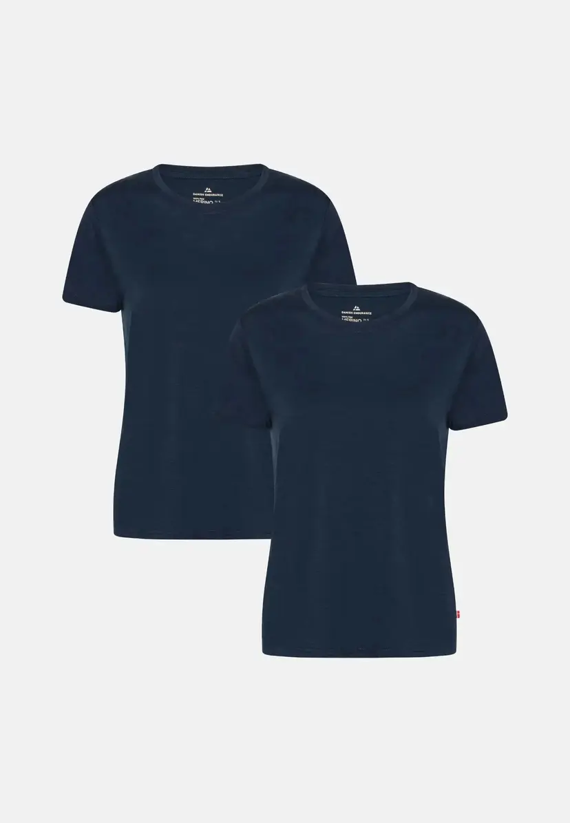 DANISH ENDURANCE DANISH ENDURANCE MERINO T-SHIRT Mørk Marineblå S