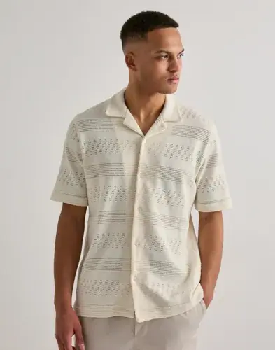 Samsøe Samsøe Samsøe Samsøe Samartin Shirt 15918 Mønstrete skjorter Beige