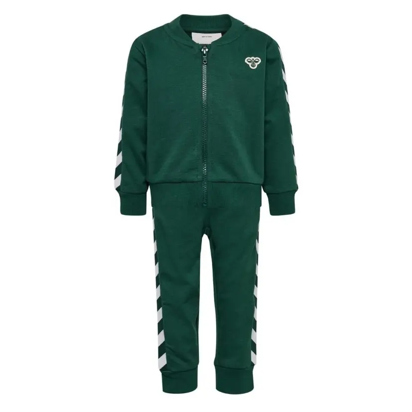 Hummel Barn Hummel - Joggesett 2-delt Mini Reg Chevron Set Dark Green
