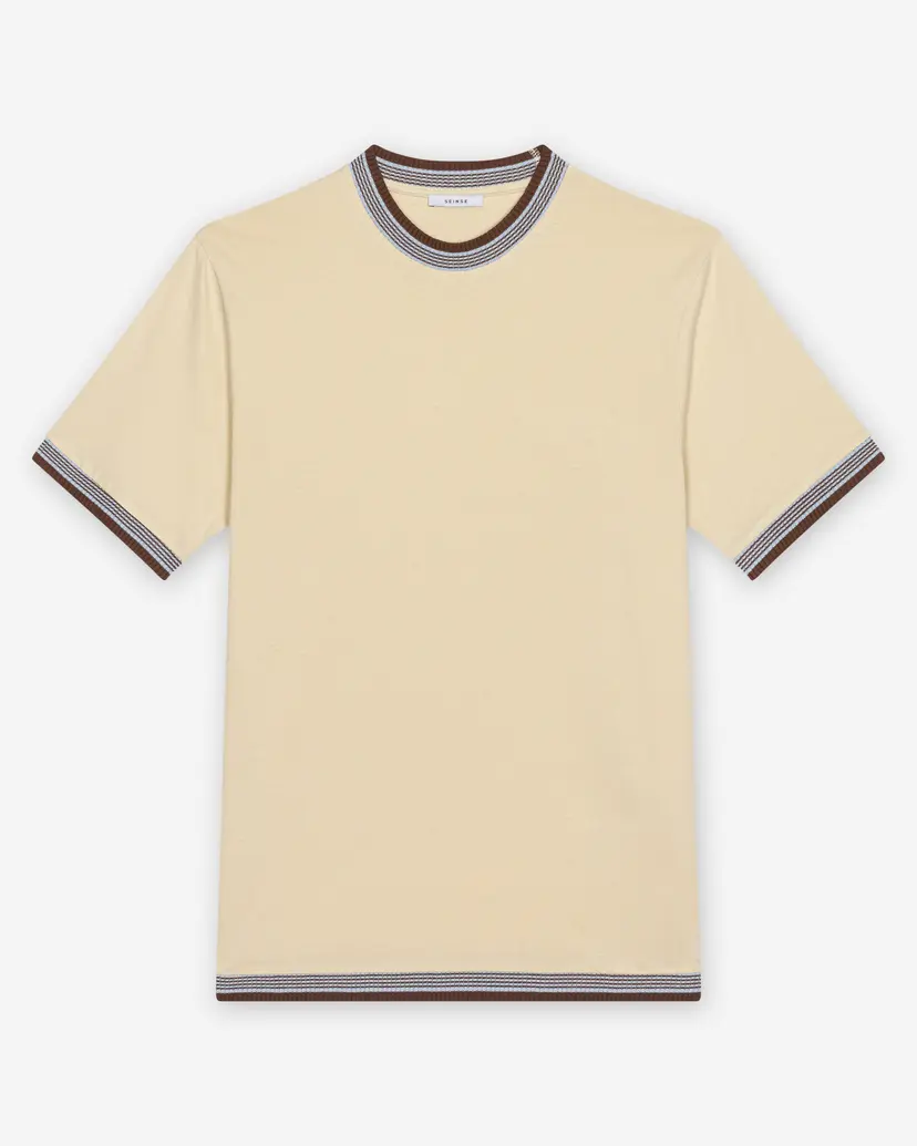 Seinse Seinse TE3278SS Beige T-shirt
