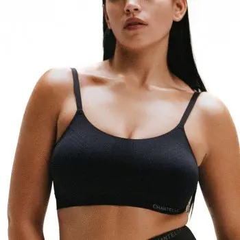 Chantelle Chantelle BH Smooth Comfort Wirefree Support Bralette Svart Medium Dame