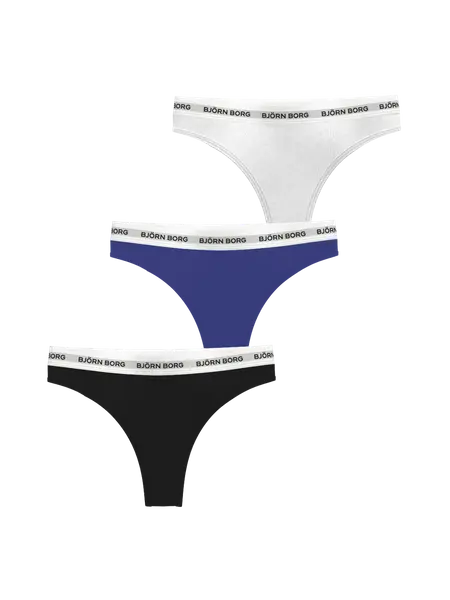 Björn Borg Logo Thongs 3-pack