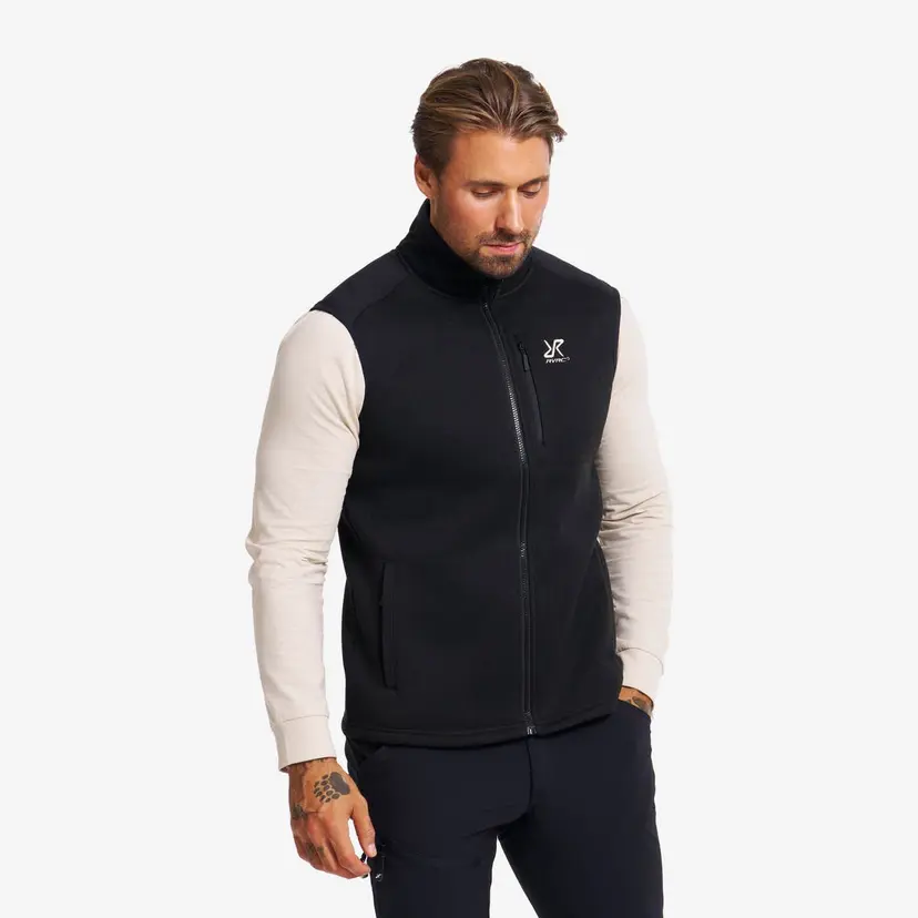 RevolutionRace Northbound Fleece Vest Herre Black