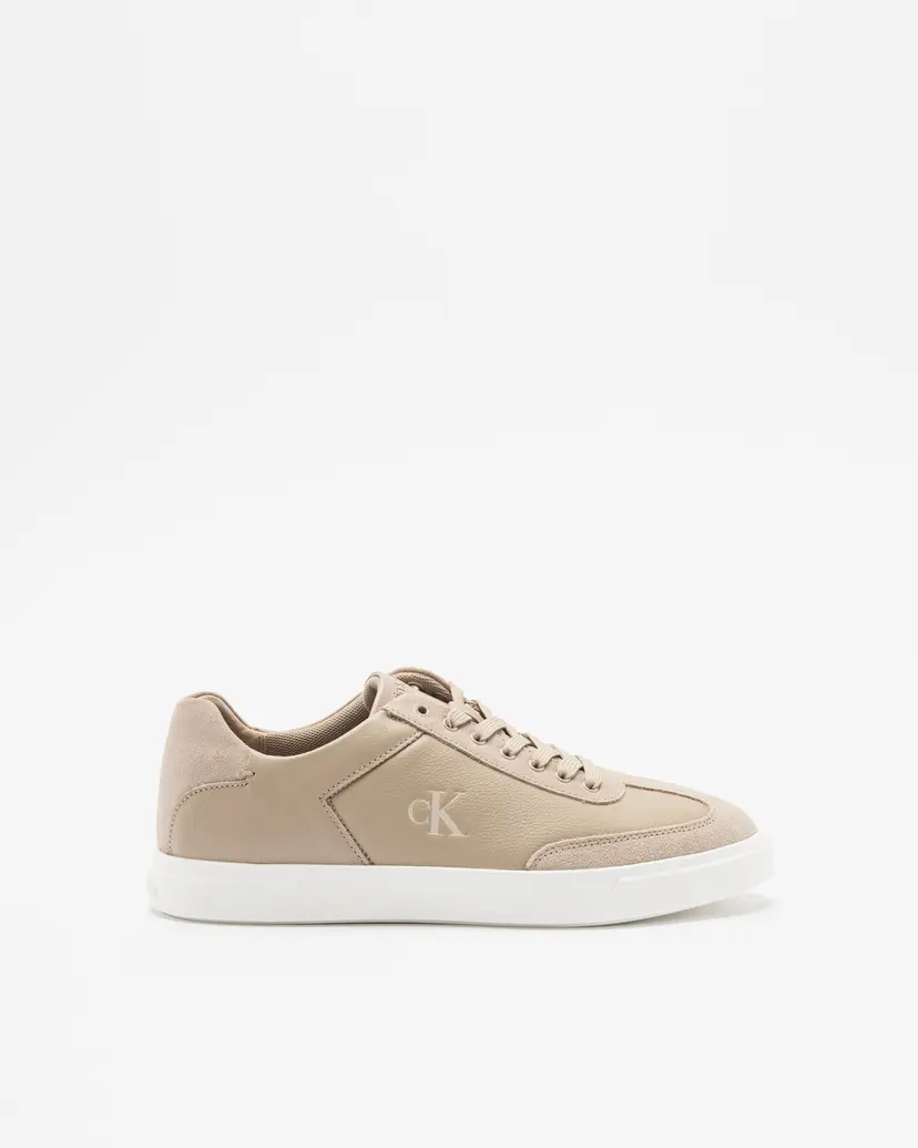 Calvin Klein Calvin Klein Low Pro Cups Lth Mix Mg Beige Sneakers