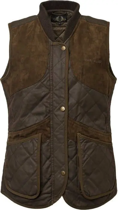 Chevalier Chevalier Vintage Shooting Vest Dame Leather Brown
