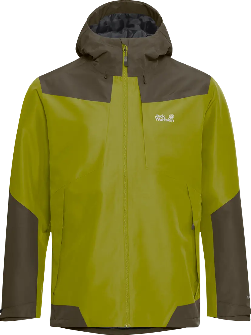 Jack Wolfskin Jack Wolfskin Men's Flextrail 2L Jacket Khaki Green