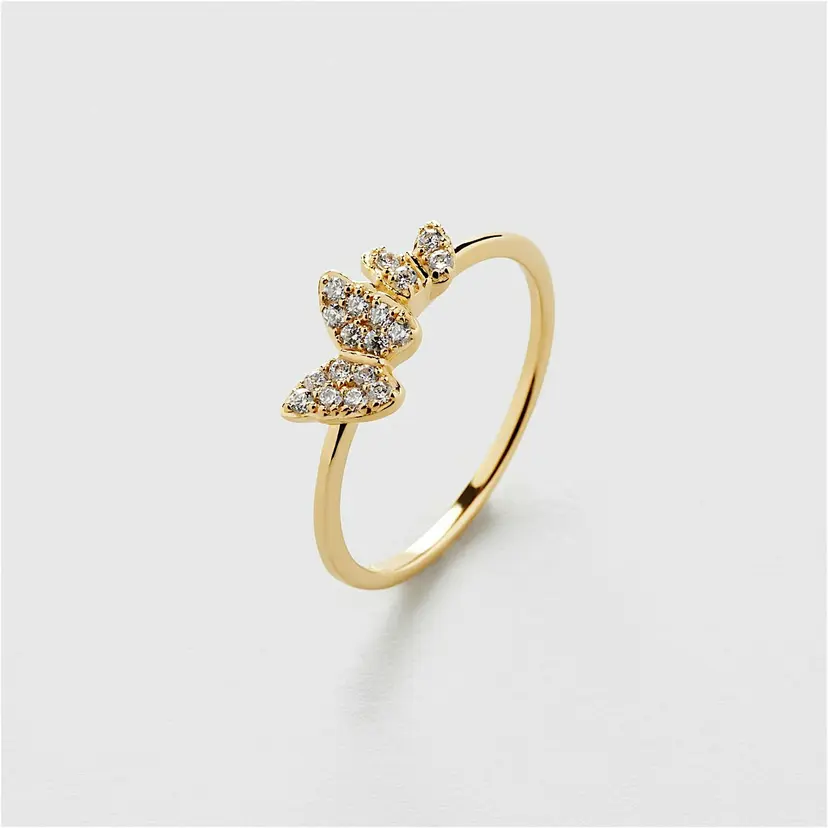 Safira Bling Butterfly Ring