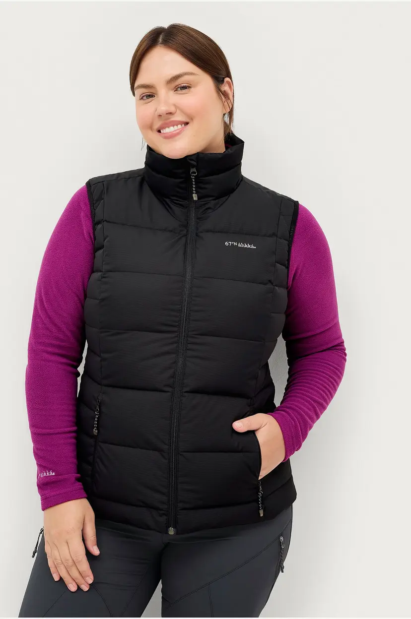 Áhkká Dunvest Down Vest W - Svart