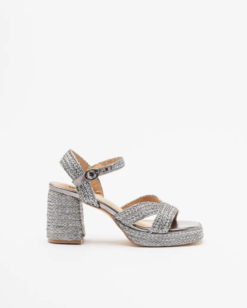 Gloss Gloss 24017-32 Silver High Heeled sandals