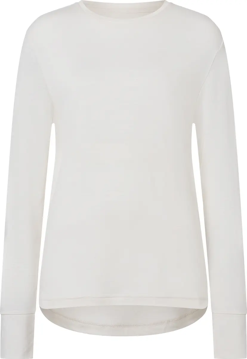 Super.Natural super.natural Women's Warm Up Long Sleeve Fresh White