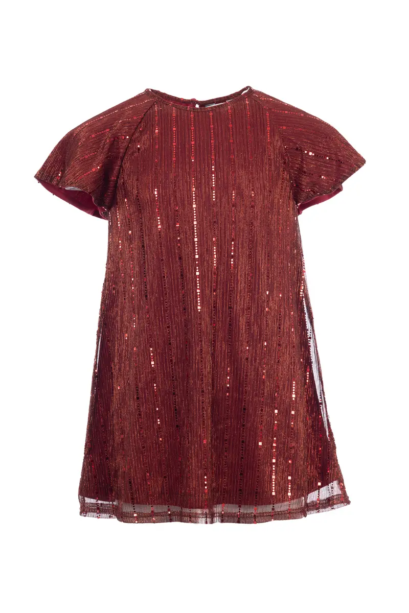 Salto Salto Jolie Paljettkjole Dark Red (98/104)