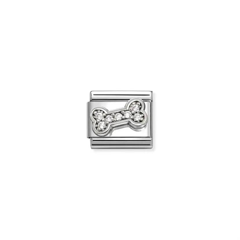 Nomination Bone Cubic Zirconia
