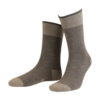 Amanda Christensen Amanda Christensen Strømper True Stripe Ankle Sock Lysbrun