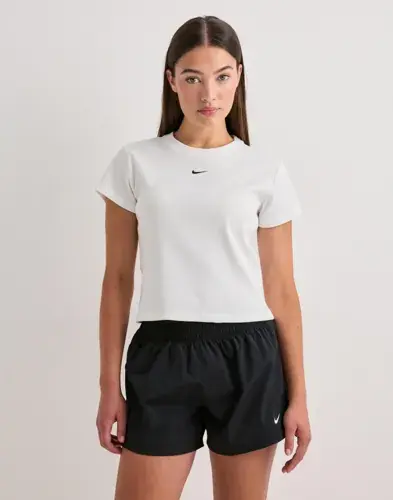 Nike Nike - Hvit - W Nsw Rib Tght Ss Tee