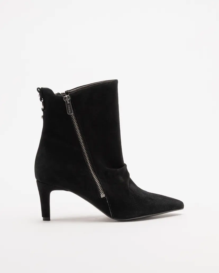 PROF PROF P-188 Black Ankle Boots