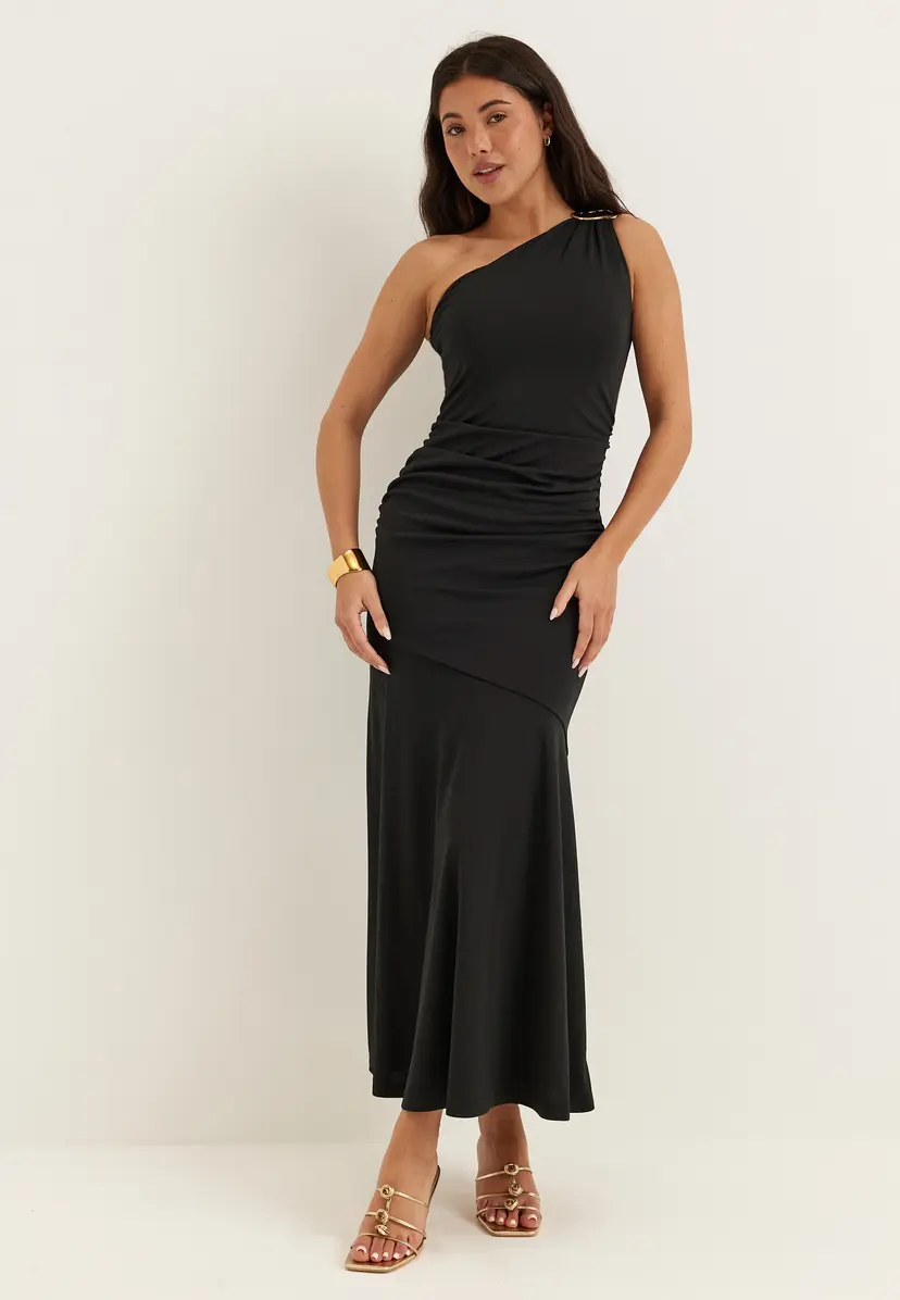 Bubbleroom One shoulder dress