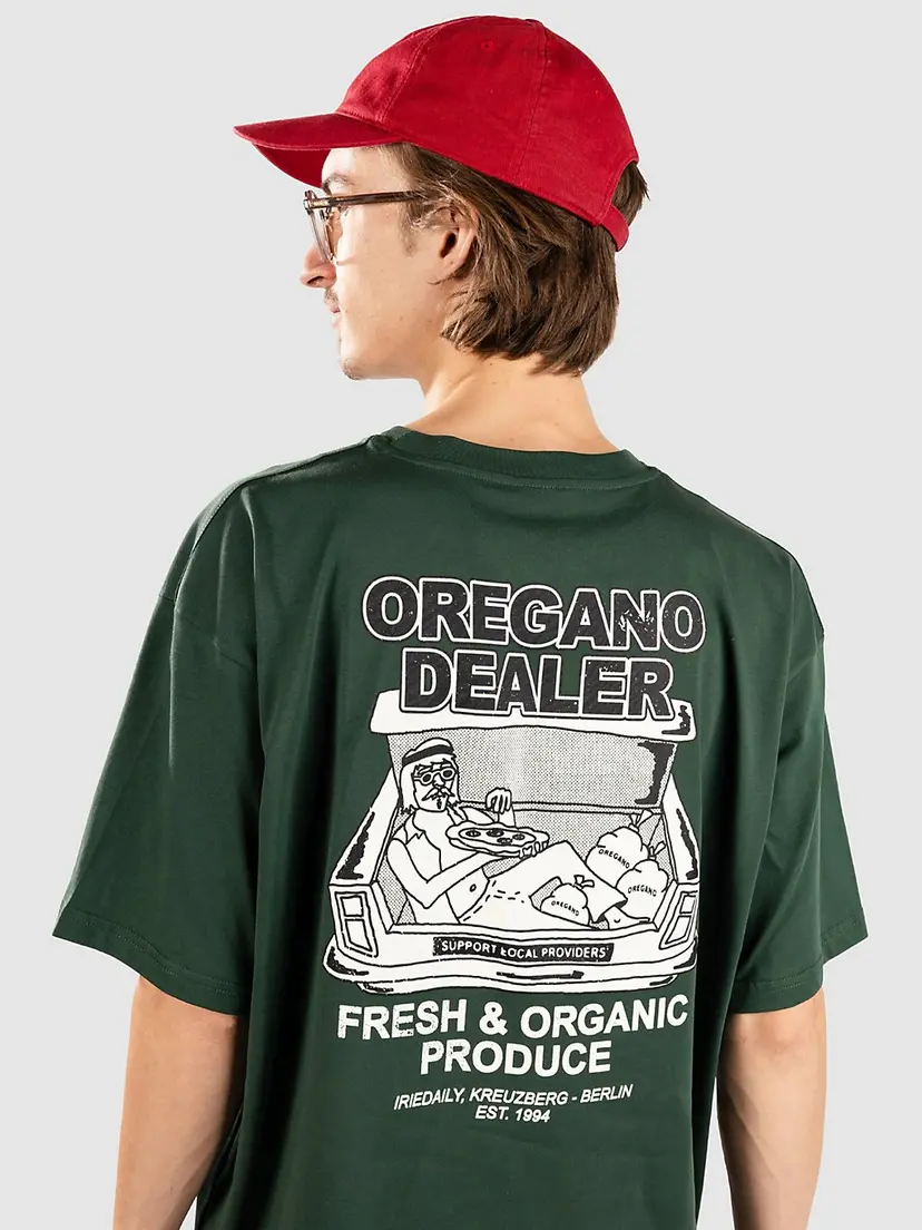 Iriedaily Iriedaily Oregano Dealer T-skjorte grønn