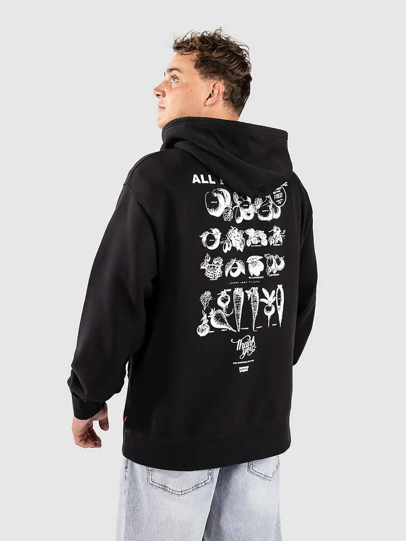 Levi's Levi's Lse_T2 Relaxed Graphic P Hettegenser svart